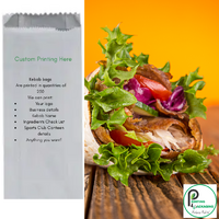 Kebab Bags/ Custom Printing /  Quantity 250