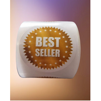 Best Seller Stickers/ 50mm Round /Roll of 250