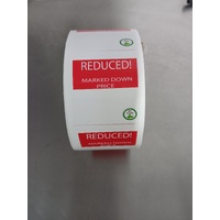 Reduced Stickers 40x40mm I Roll of 250 