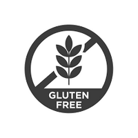 Gluten Free Stickers 25x25mm / Roll of 1000